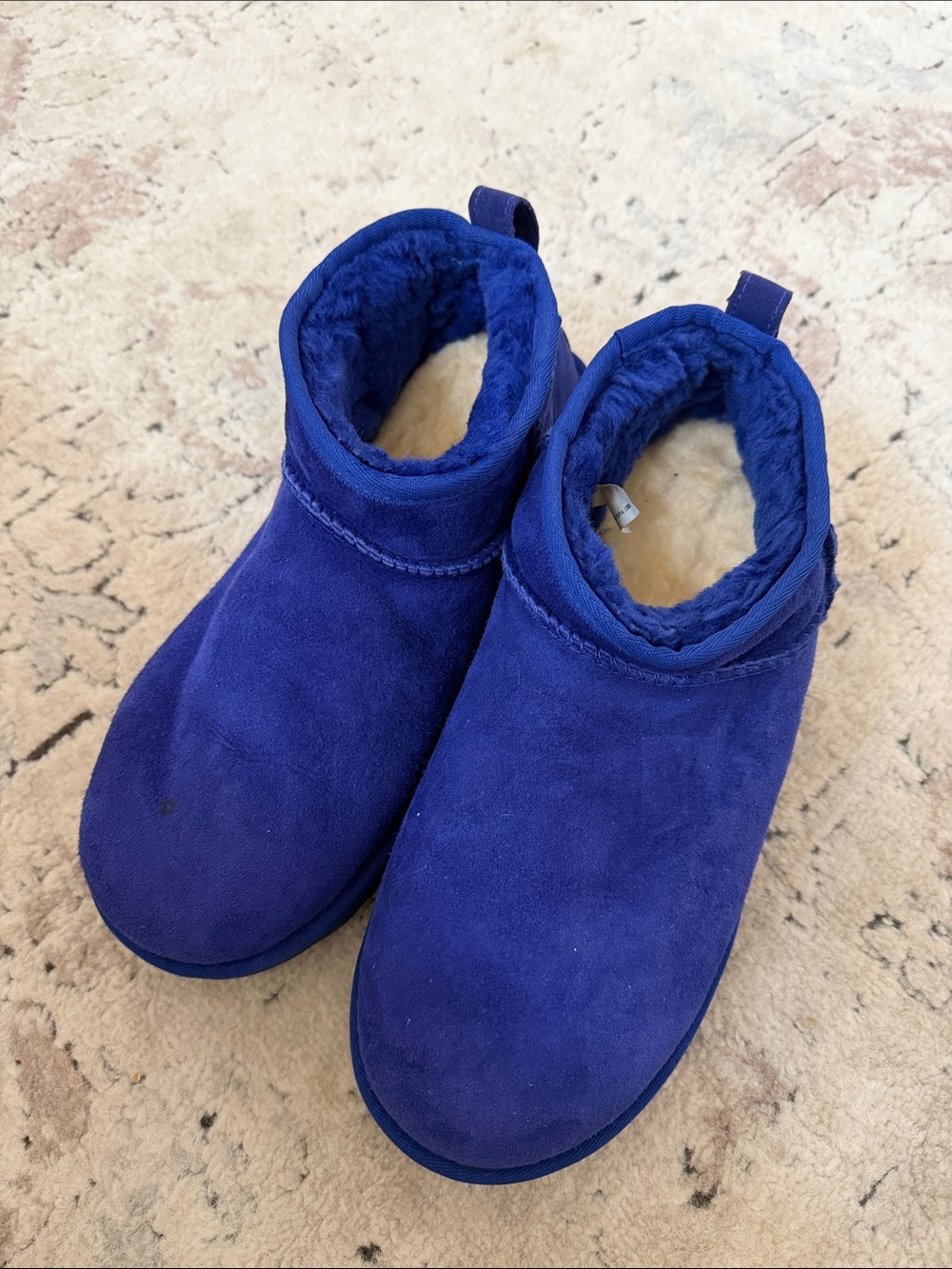 Uggs Suede Boots in Royal Blue size 10w